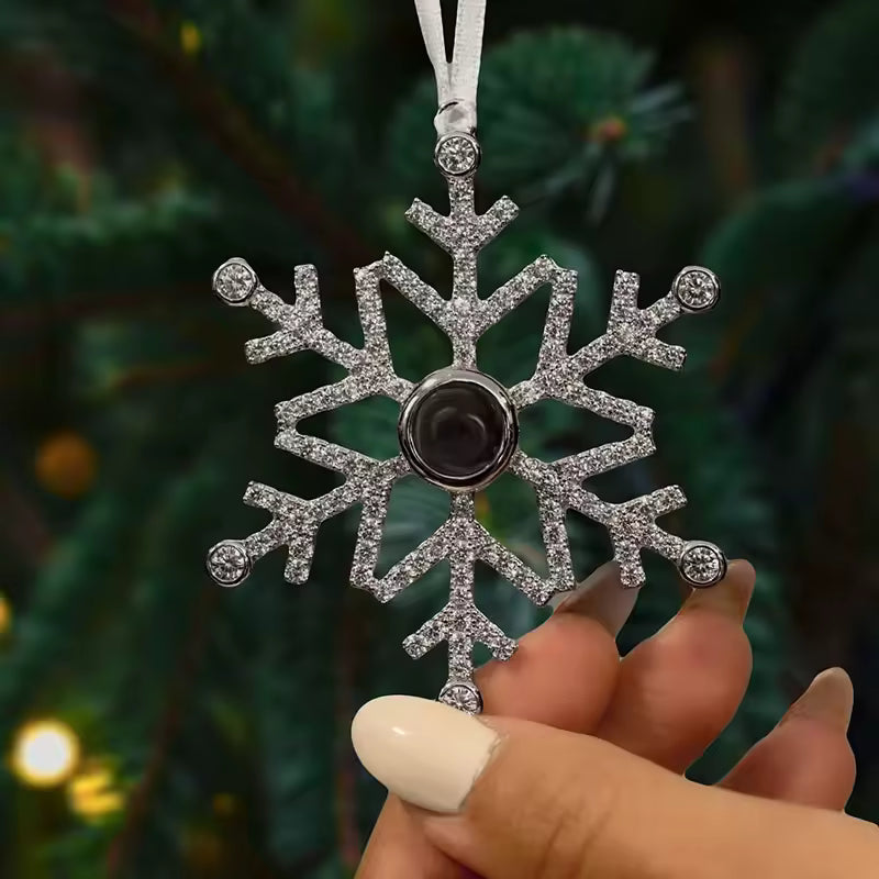 Miamoria Christmas Memoryflake™ - Personalized Photo Ornament