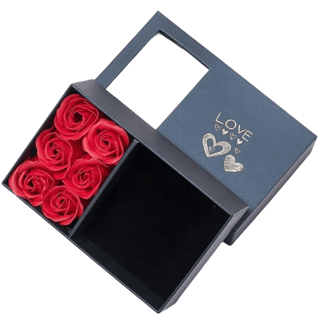 Boîte cadeau avec roses éternelles 🌹