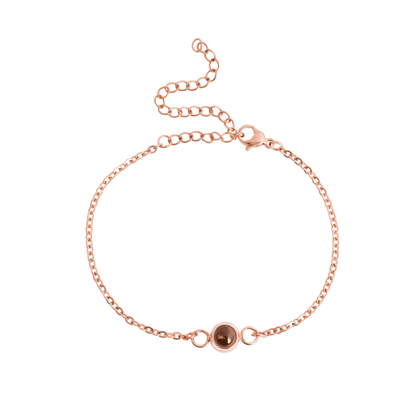 Bracelet photo personnalisé en chaîne