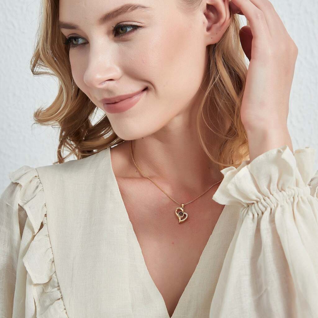 Collier photo Amour éternel - Personnalisé