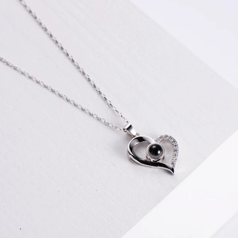 Collier photo Amour éternel - Personnalisé