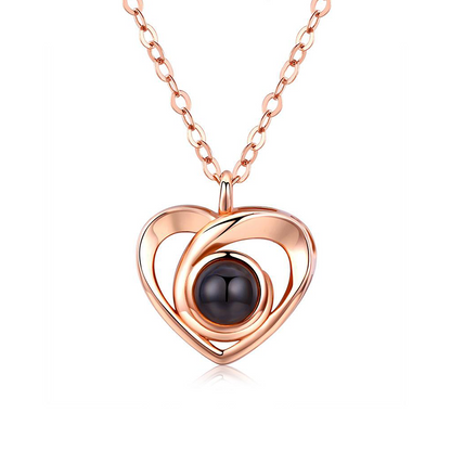Collier photo cœur – Personnalisé