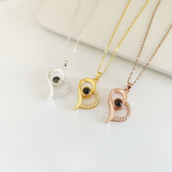 Collier photo Amour éternel - Personnalisé