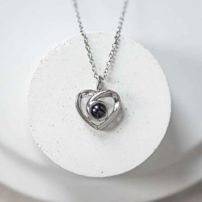 Collier photo cœur – Personnalisé