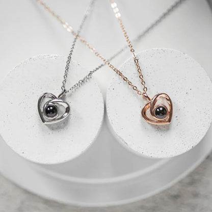 Collier photo cœur – Personnalisé