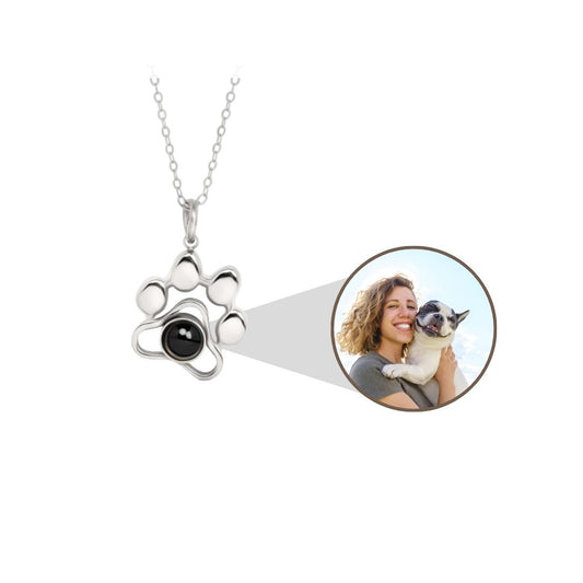 Collier photo empreinte de patte – Personnalisé