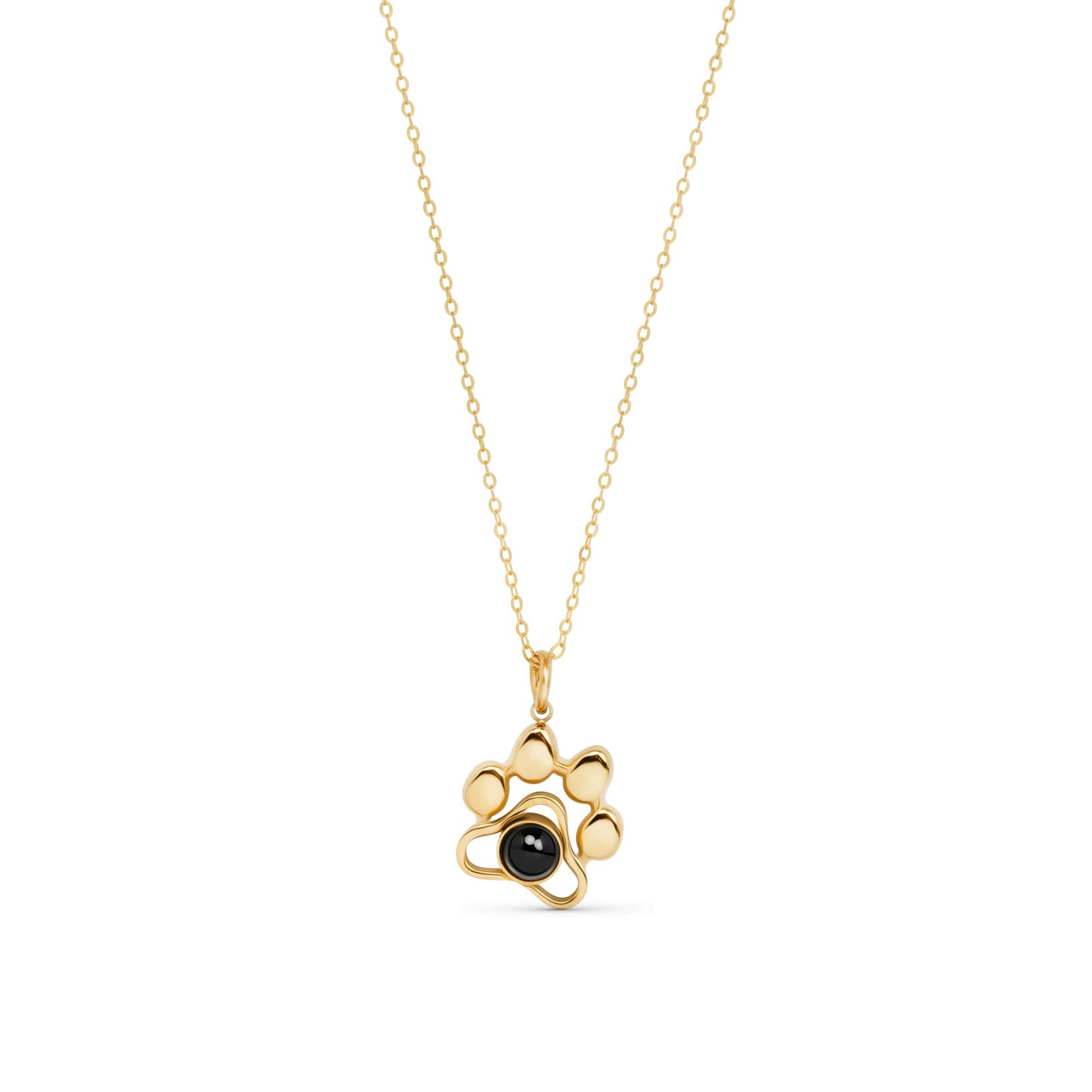 Collier photo empreinte de patte – Personnalisé