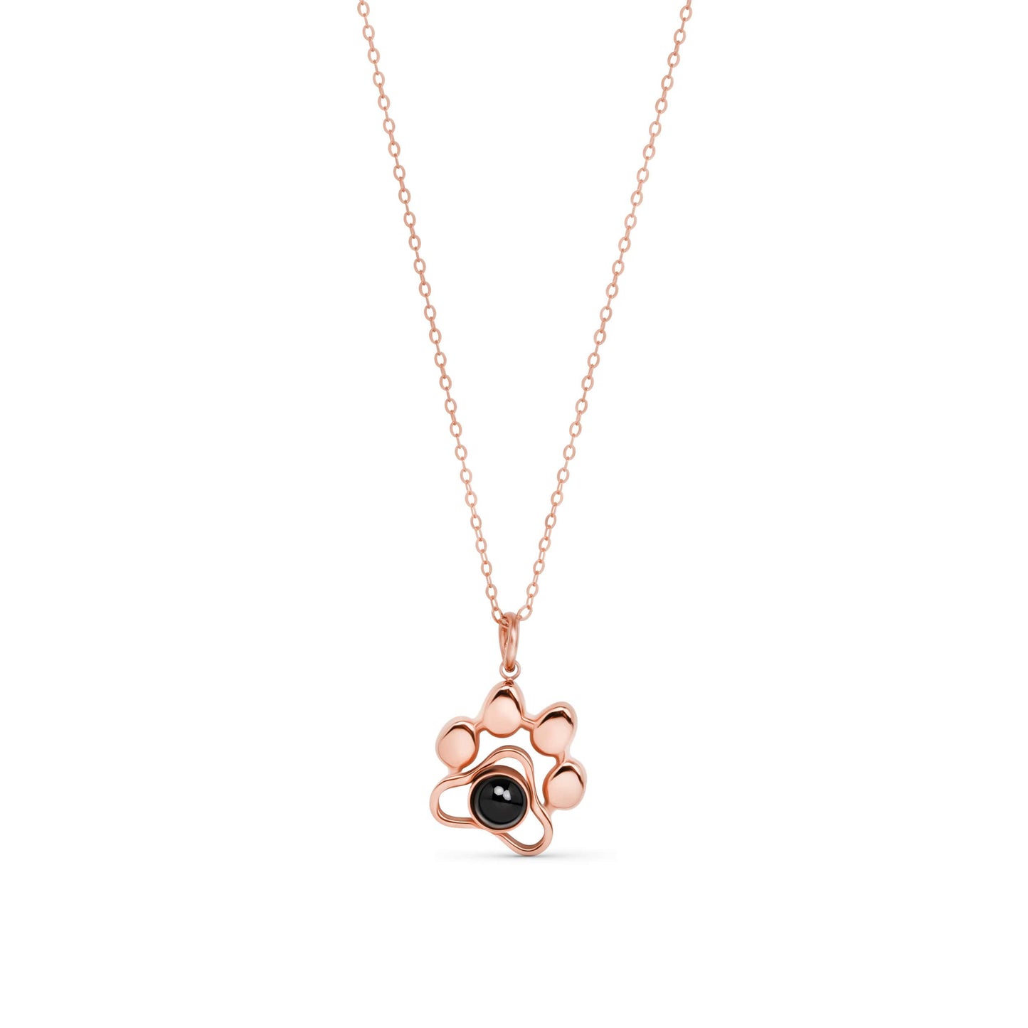 Collier photo empreinte de patte – Personnalisé