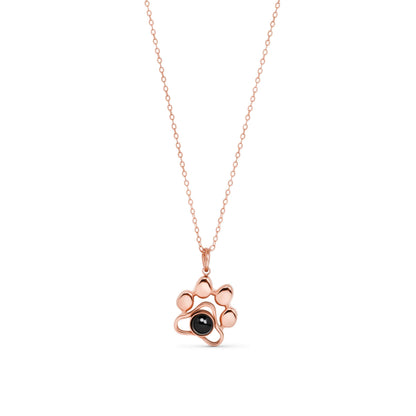 Collier photo empreinte de patte – Personnalisé