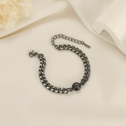Bracelet photo personnalisé en chaîne