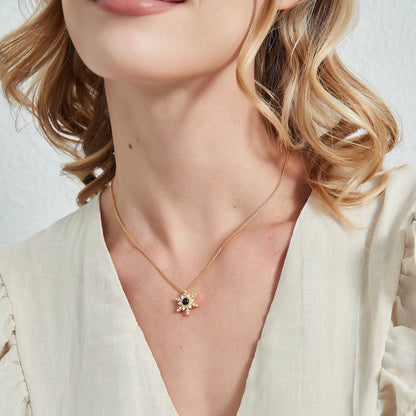 Collier photo flocon de neige - Personnalisé