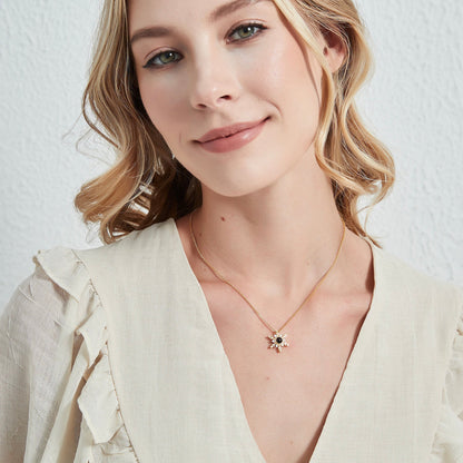 Collier photo flocon de neige - Personnalisé