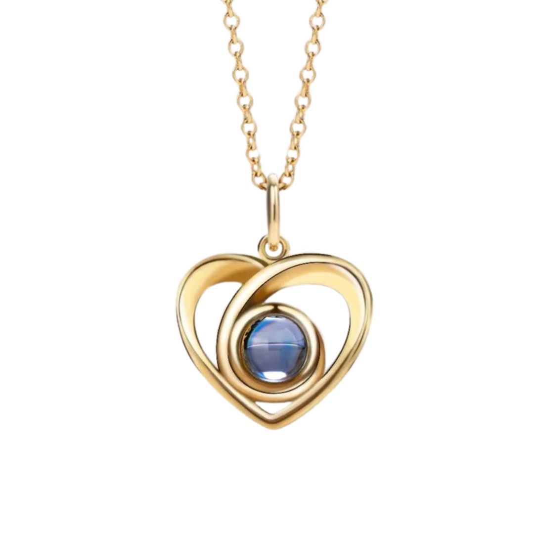 Collier photo cœur – Personnalisé